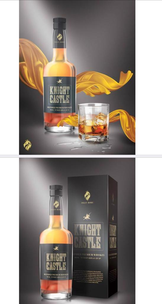 Product image - Blended with Extra fine quality rare reserved scotch malt concentrate and good quality matured Indian grain spirits.
